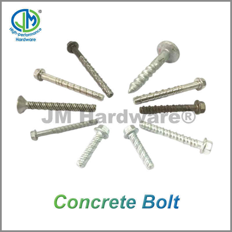 JM Hardware® Concrete Bolt/ Screw Anchor/ Confast Screw/ Masonry Screw/ Consert Screw/ Wedge Bolt