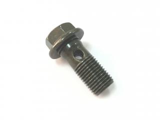 Hex flange bolt with hole