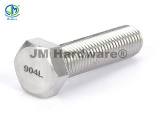 JM Hardware ®  Stainless Steel 904L (UNS N08904) W. Nr. 1.4539  Fasteners
