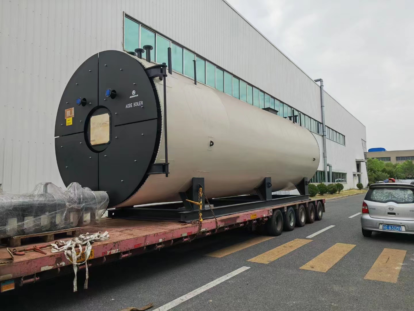 AODE boiler delivery to Sishan city of China