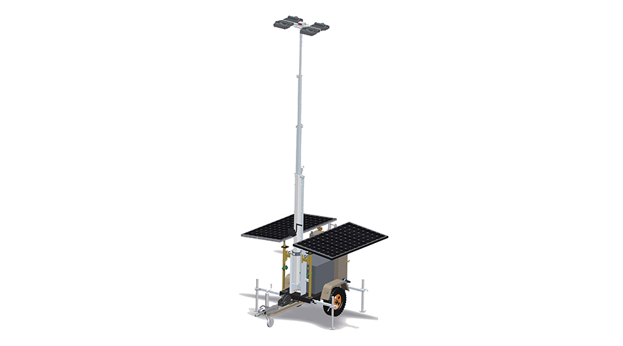 Solar Photovoltaic Mobile Lighting Tower