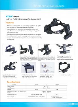 YZ-25C Medical Use Indirect Ophthalmoscope