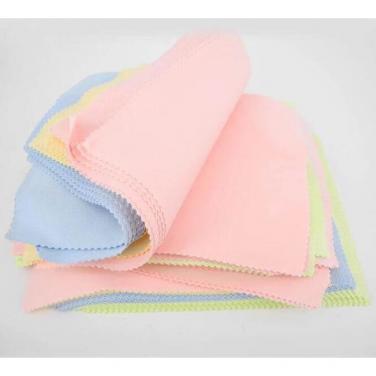 microfiber color logo print lens cleaning cloths