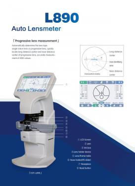 China new model L890 auto lens meter