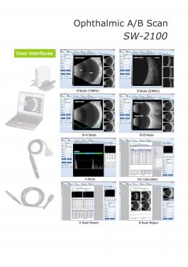 SW-2100 Ophthalmic Ultrasound AB Scanner