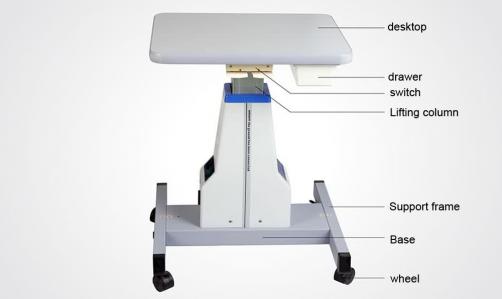 WZ-3A Ophthalmic Lifting Motorized Table