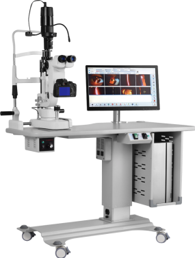 BL-88D-2 Slit Lamp Microscope  With Digital Camera and software (include table and imac)