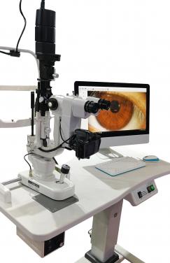 BL-88D-2 Slit Lamp Microscope  With Digital Camera and software (include table and imac)