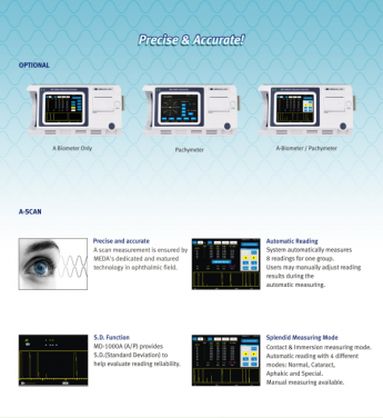 MD-1000ABP Ophthalmology ultrasound
