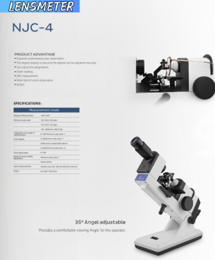 NJC-4 manual Lensometers for Sale