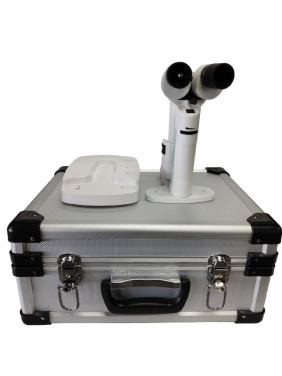 Handheld slit lamp  for ophthalmic optics