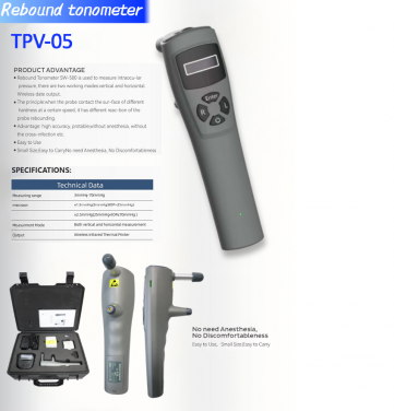 TPV-05 Portable Rebound Tonometer with Wireless Printer 100PCS