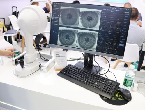 Optical Instrument SK-7000B 3-in-1 Electric Chin Rest Corneal Topography For  Corneal Refractive Medical