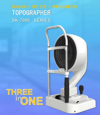 Optical Instrument SK-7000B 3-in-1 Electric Chin Rest Corneal Topography For  Corneal Refractive Medical