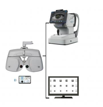 KF-ZD6000 +rk-600+k215 auto phoropter and auto refractor and visual chart