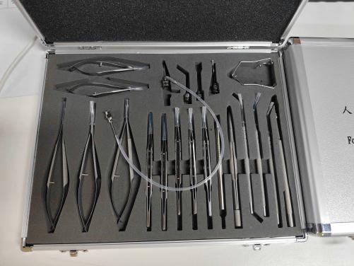 21-piece Instrument Set for Microscopic Surgery of Cataract with Intraocular Lens