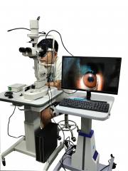 SL-540 LED Digital Eye Test Microscope Ophthalmic Slit Lamp For Optics