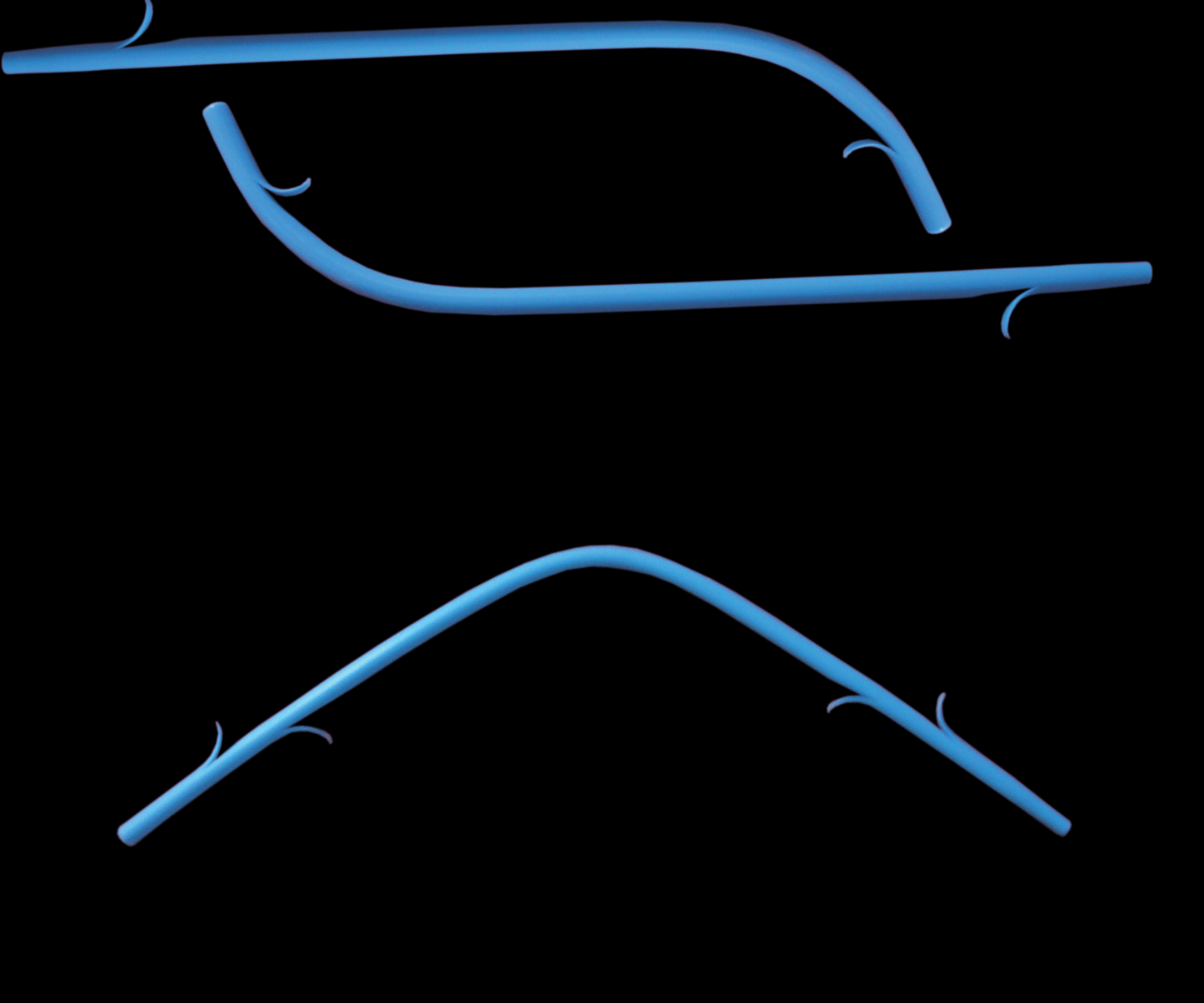 Double wings Plastic Stents