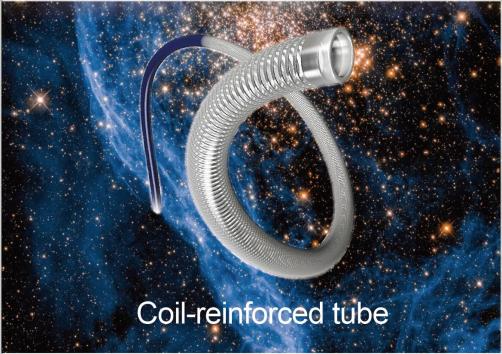 Coil-reinforced tube