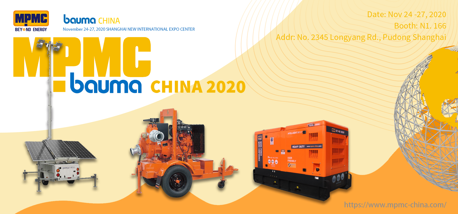 Meet Us at BAUMA China 2020 - MPMC Bringing NEW!