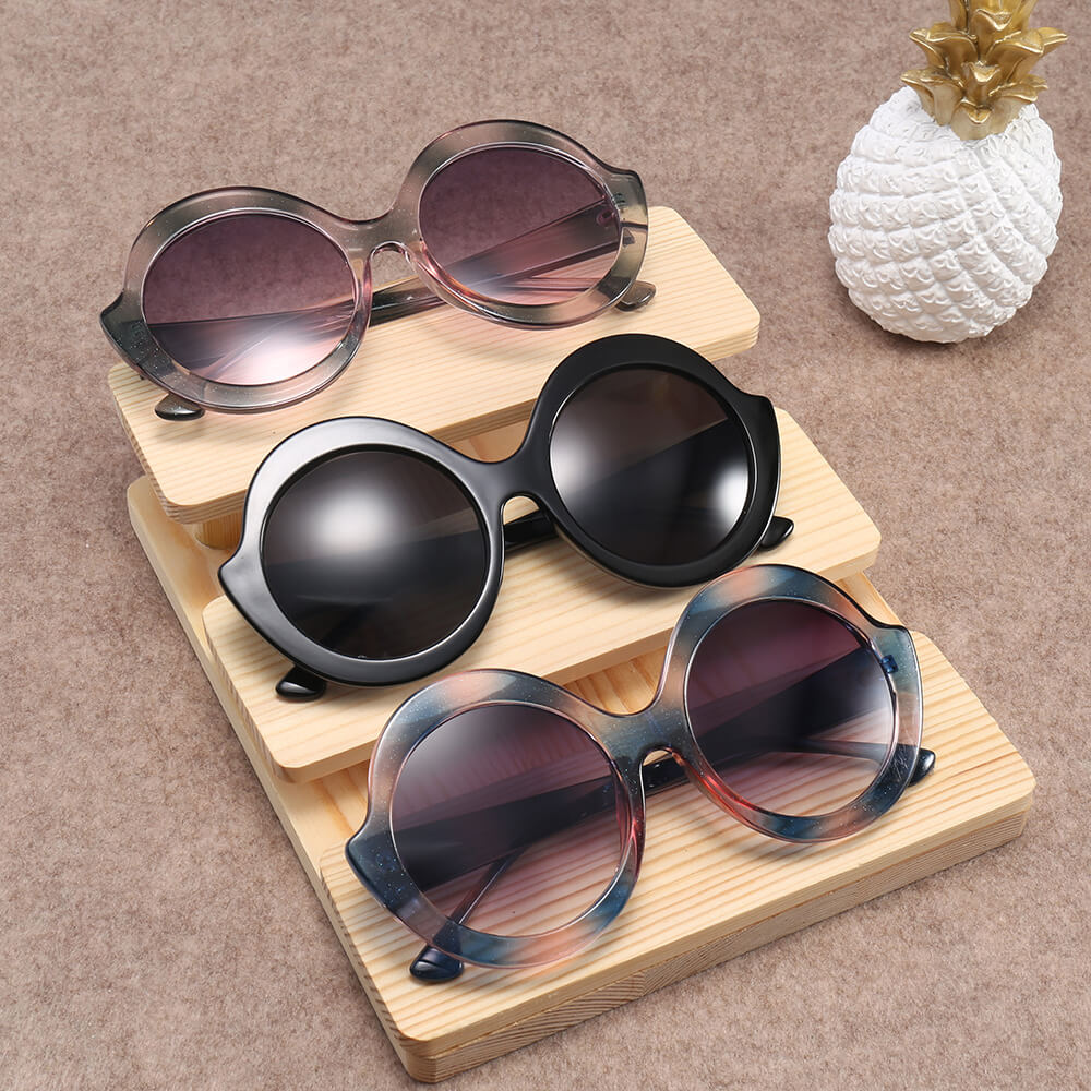 Experienced supplier of shanghai jheyewear,round classical sunglasses ...