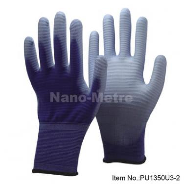 Purple Polyester Industrial Safety Hand Gloves- PU1350U3-PP