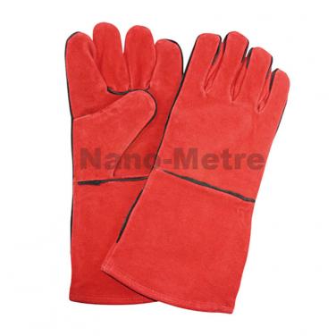 Red Cow split leather welding work gloves- CSW003