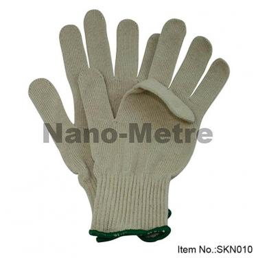 10 Gauge Natural Polycotton Working Gloves-  SKN0010