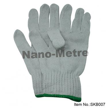 7 Gauge White Labor Working Gloves - SKB007