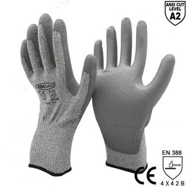 ANST CUT 2 HPPE Cut Resistant Work Gloves Safety Protective Factory-  DY110DG-PU