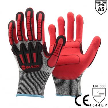ANSI CUT 5 Anti-Impact and Cut  Resistant Work Glove -DY1350AC-R