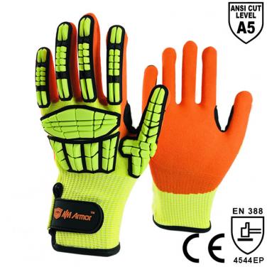 ANSI CUT 5 Anti-Impact Protective Safety Work Glove-  DY1350AC-HY/OR