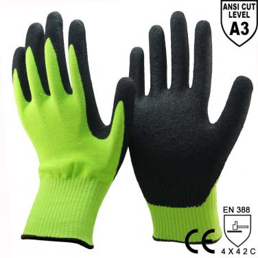 ANSI CUT 3 New Cut Resistant Protective Work Gloves - DY1350F-H