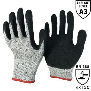 13 Gauge HPPE Liner With Latex Coated Cut Resistant Glove  -DY1350NM-H
