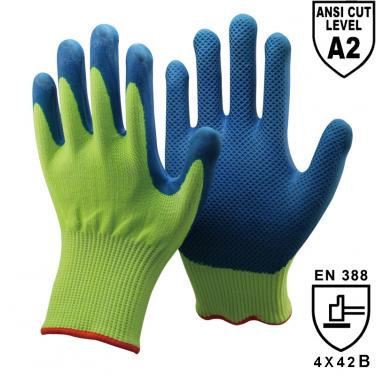 Blue Emboss Anti-Cut Working Glove - DY1350FP-HY/B