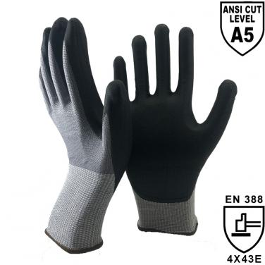 High Level Cut-Resistant Safety Microfoam Coated Work Glove - DY1350F-H5