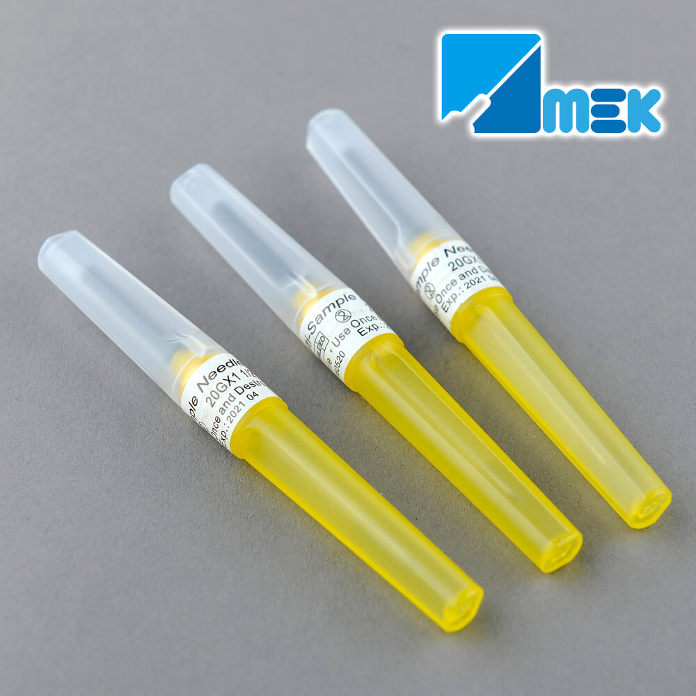 Blood collecting needle pen type