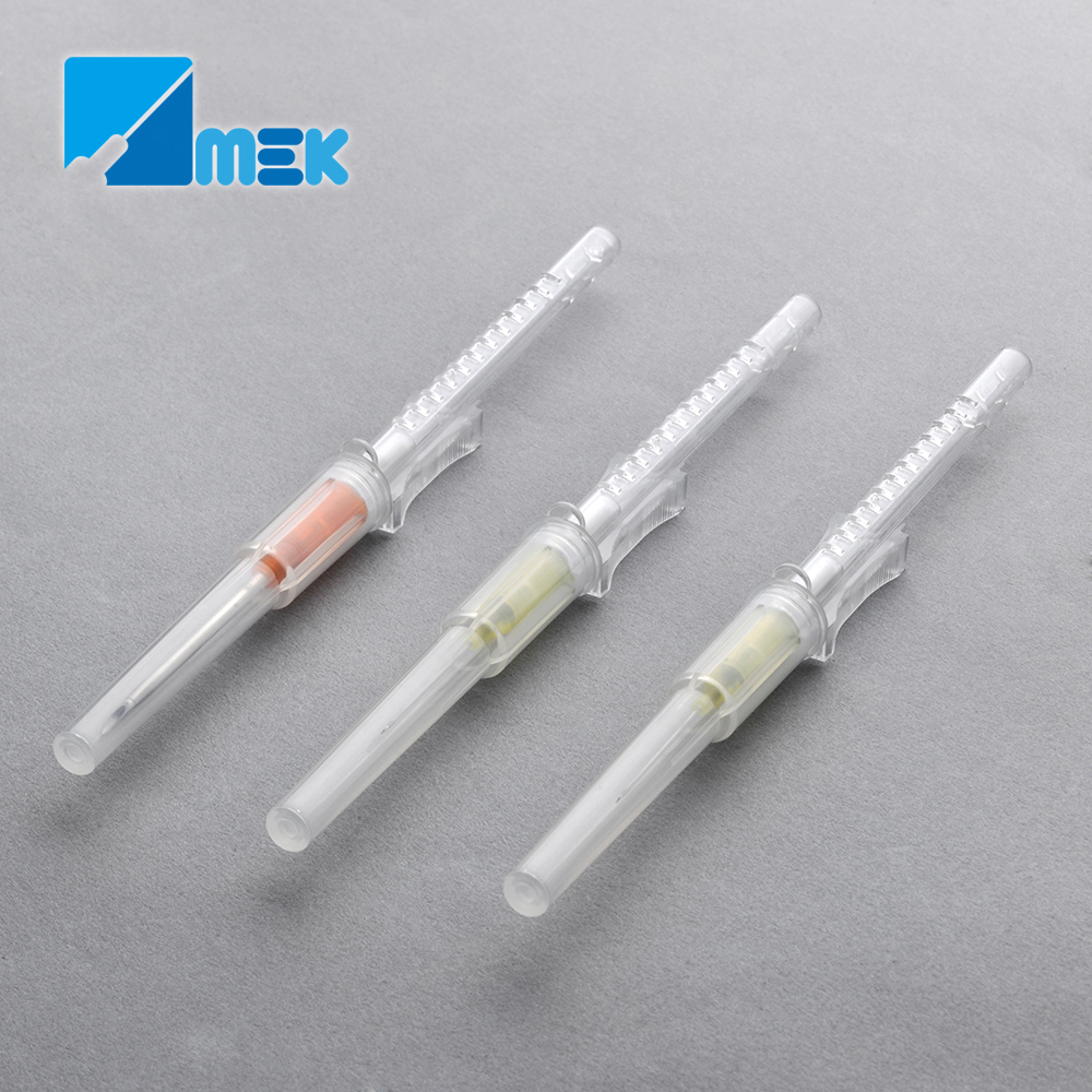 Safety shielded IV catheter slider type