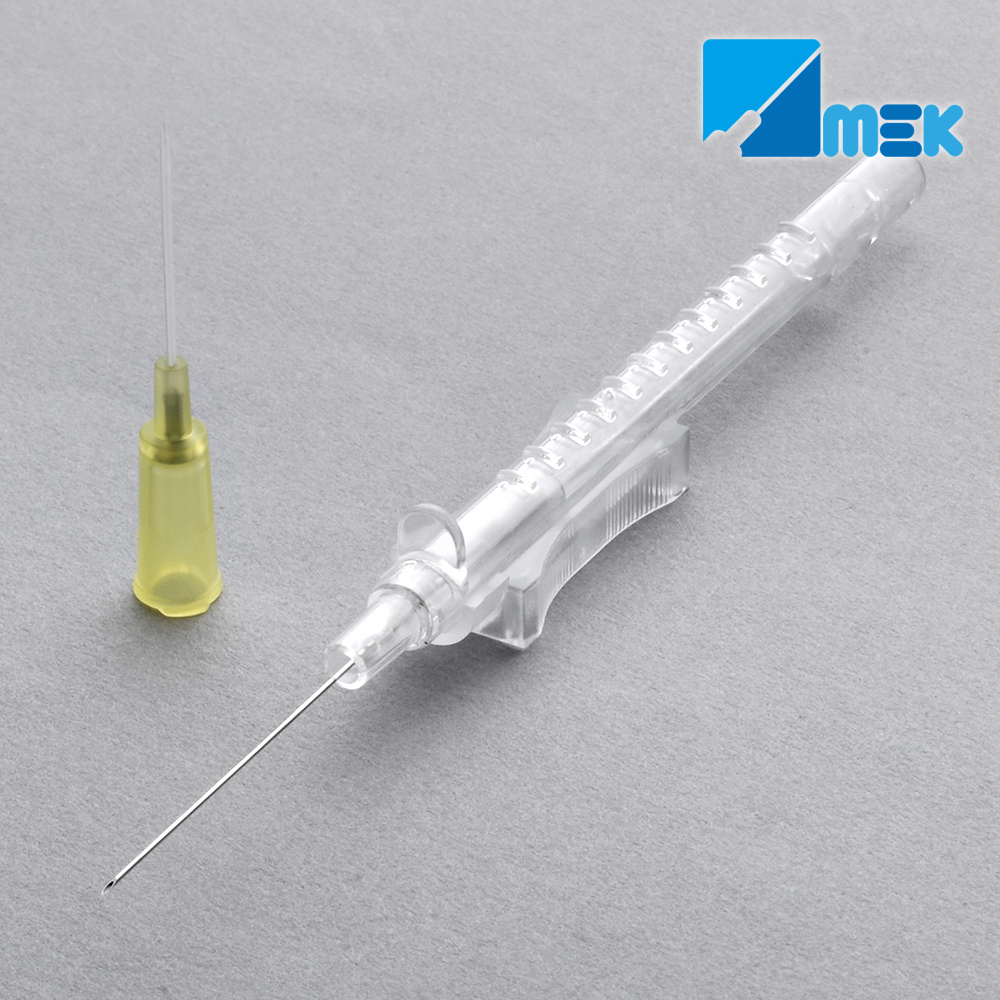 Safety shielded IV catheter slider type