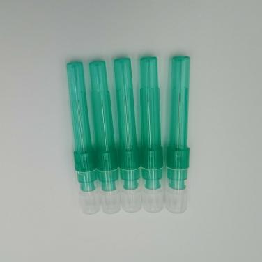 Veterinary Hypodermic Plastic Hub Needles with Metal Insert