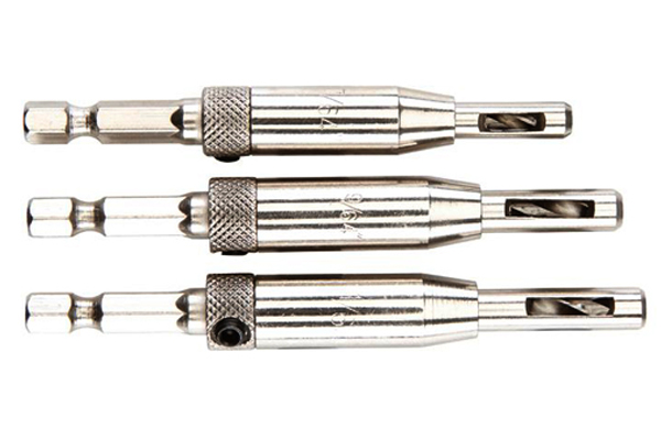 3pcs Hinge Vix Drill Bit Set
