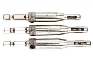 3pcs Hinge Vix Drill Bit Set