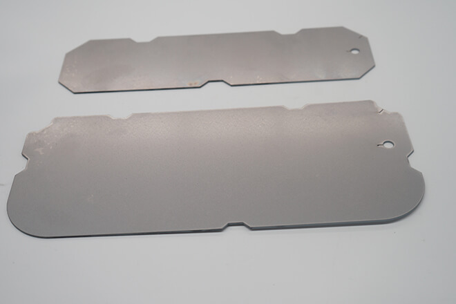 Stainless steel fixed backing plate