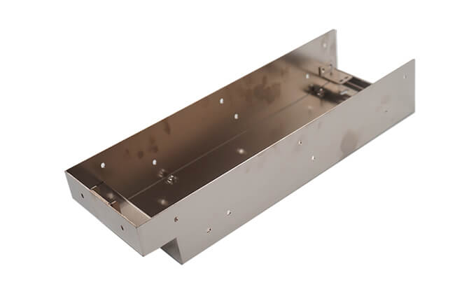 Sheet metal battery box