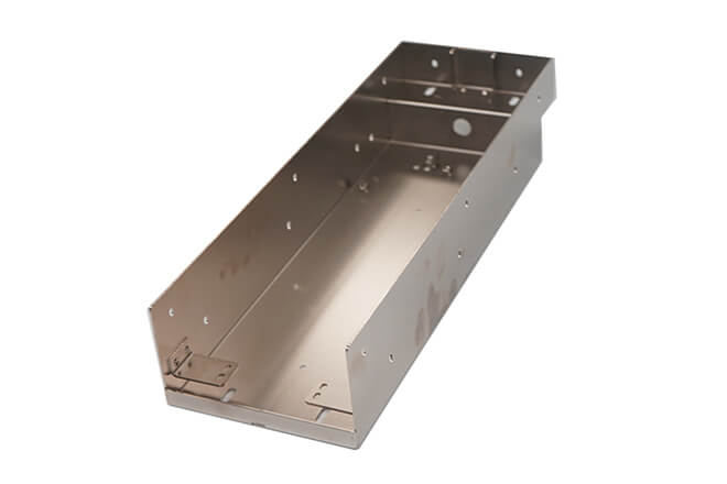 Sheet metal battery box