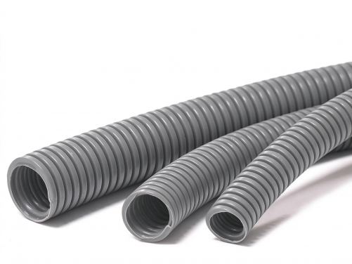 16mm/20mm/25mm PVC Corrugated Pipe- Grey