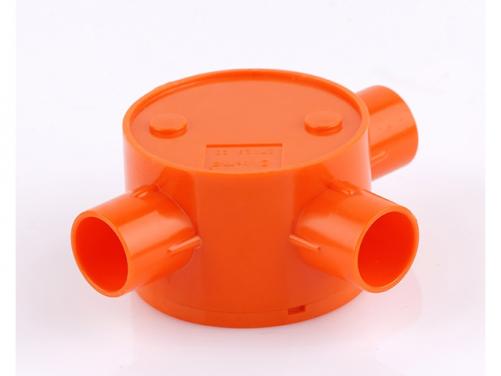 PVC Round 3-Way Junction Box
