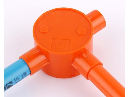 PVC Round 3-Way Junction Box
