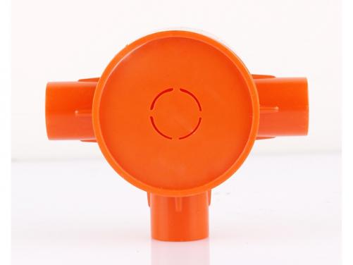 PVC Round 3-Way Junction Box