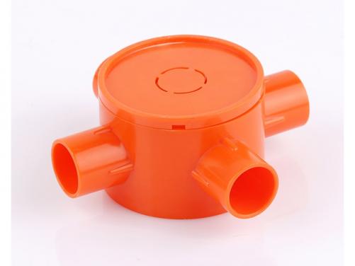 PVC Round 3-Way Junction Box